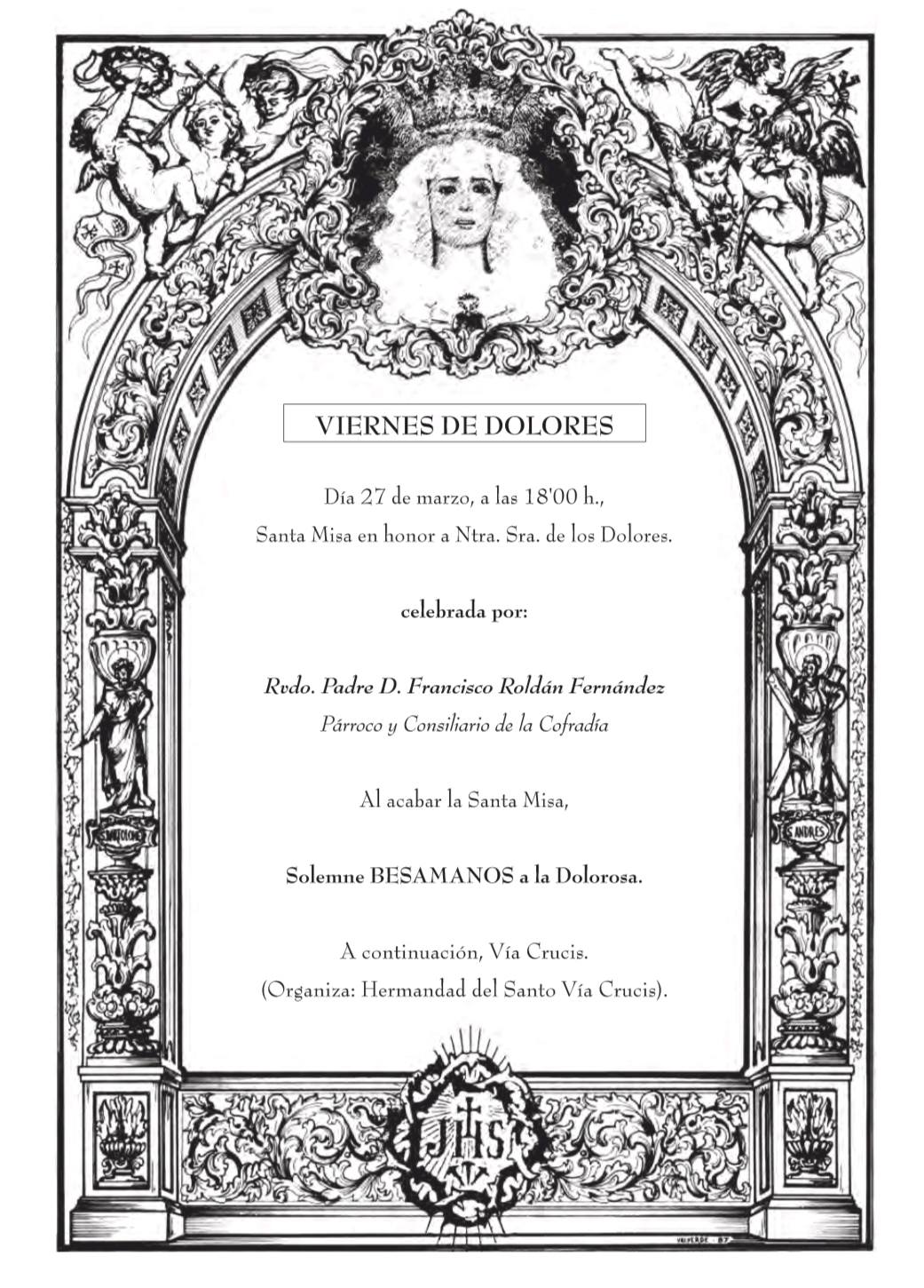 Besamanos Virgen de los Dolores - Bujalance 2026