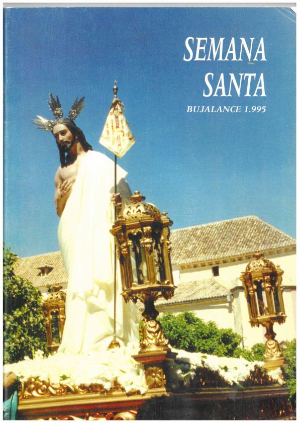 Portada Revista Oficial Semana Santa de Bujalance 1995