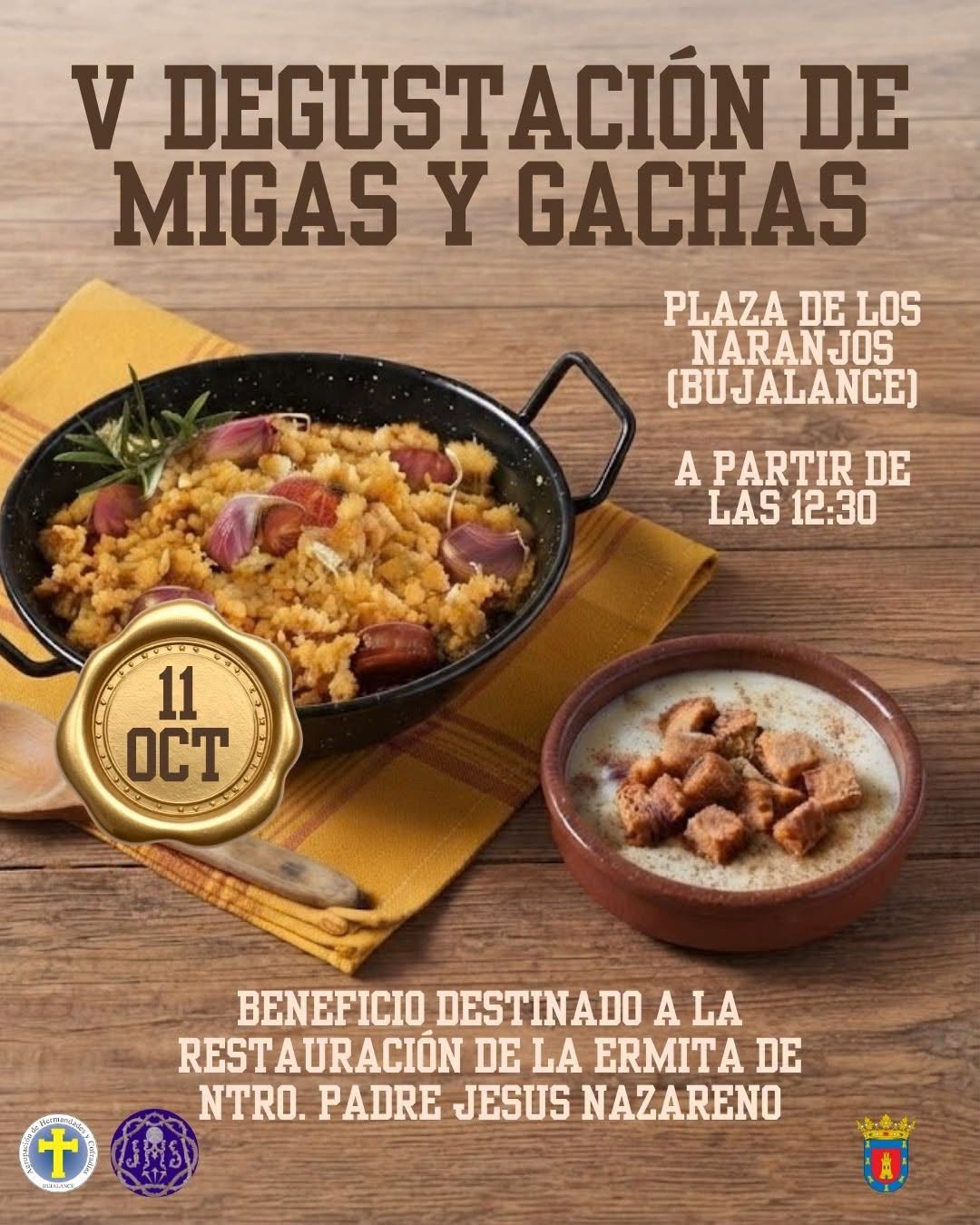 V Degustación de Migas y Gachas - Bujalance